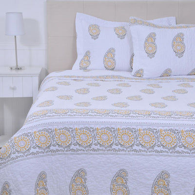Cubrecama Quilt Estampado Paisley King