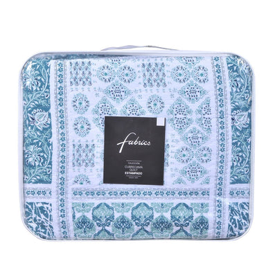 Cubrecama Quilt Estampado Patchwork 2 Plazas
