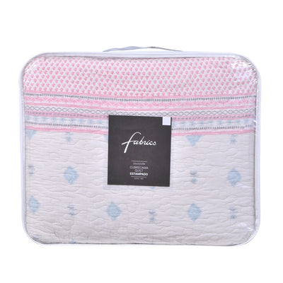 Cubrecama Quilt Estampado Boho 2 Plazas
