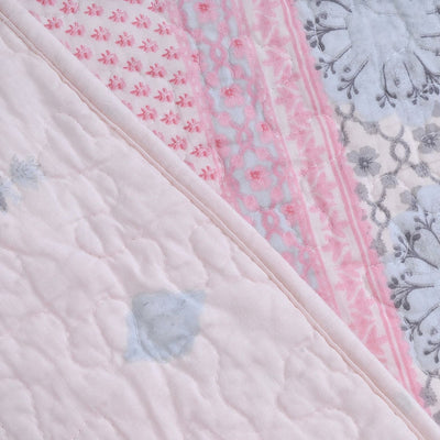Cubrecama Quilt Estampado Boho King