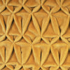 Cojín Importado Velvet Drapeado Amarillo