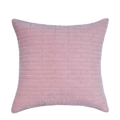 Cojín Importado Quilt Geometrico Rosa